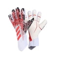 thumbnail image 3 of Tnarru Kids Goalkeeper Gloves 3D Convex Trendy Lightweight Sports Equipments Goalie Gloves for Boys Girls Football Lovers 8 Size Red, 3 of 10