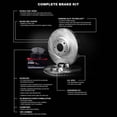 thumbnail image 3 of R1 Concepts Front Brakes and Rotors Kit |Brake Disc| Brake Rotors|fits 2007-2008 Ford Edge; Lincoln MKX, 3 of 5