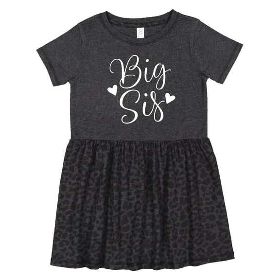 Inktastic Cute Big Sis Girls Announcement Girls Toddler Dress