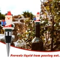 thumbnail image 3 of Tapón para botella de vino de Navidad, corcho de Navidad, tapón de sellado de Año Nuevo, aleación de zinc, material de PVC, 4 unidades, 3 of 6