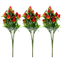 Homemaxs 27” Artificial PVC Red Strawberry Party Bouquet (3 Count)