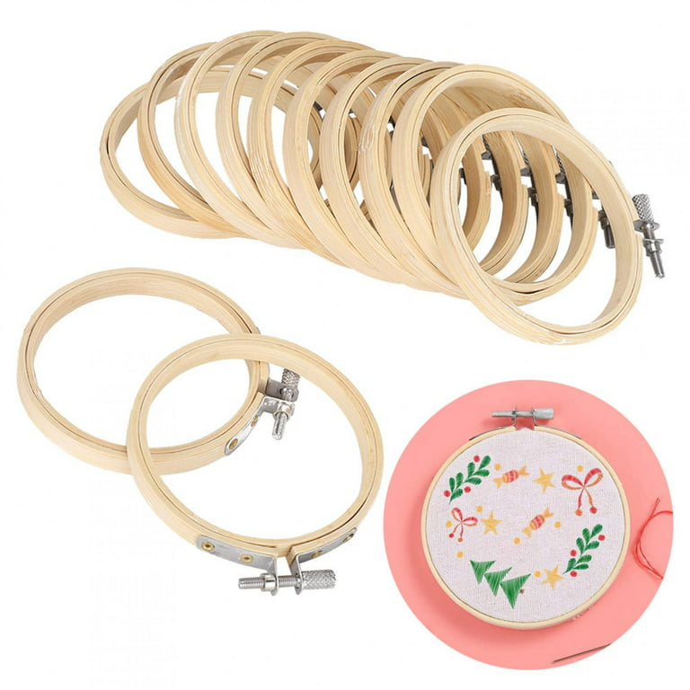Embroidery Hoops, Bamboo Embroidery Hoop - Wooden Hoop, Hand Embroidery  Hoop — Handstitched Studio