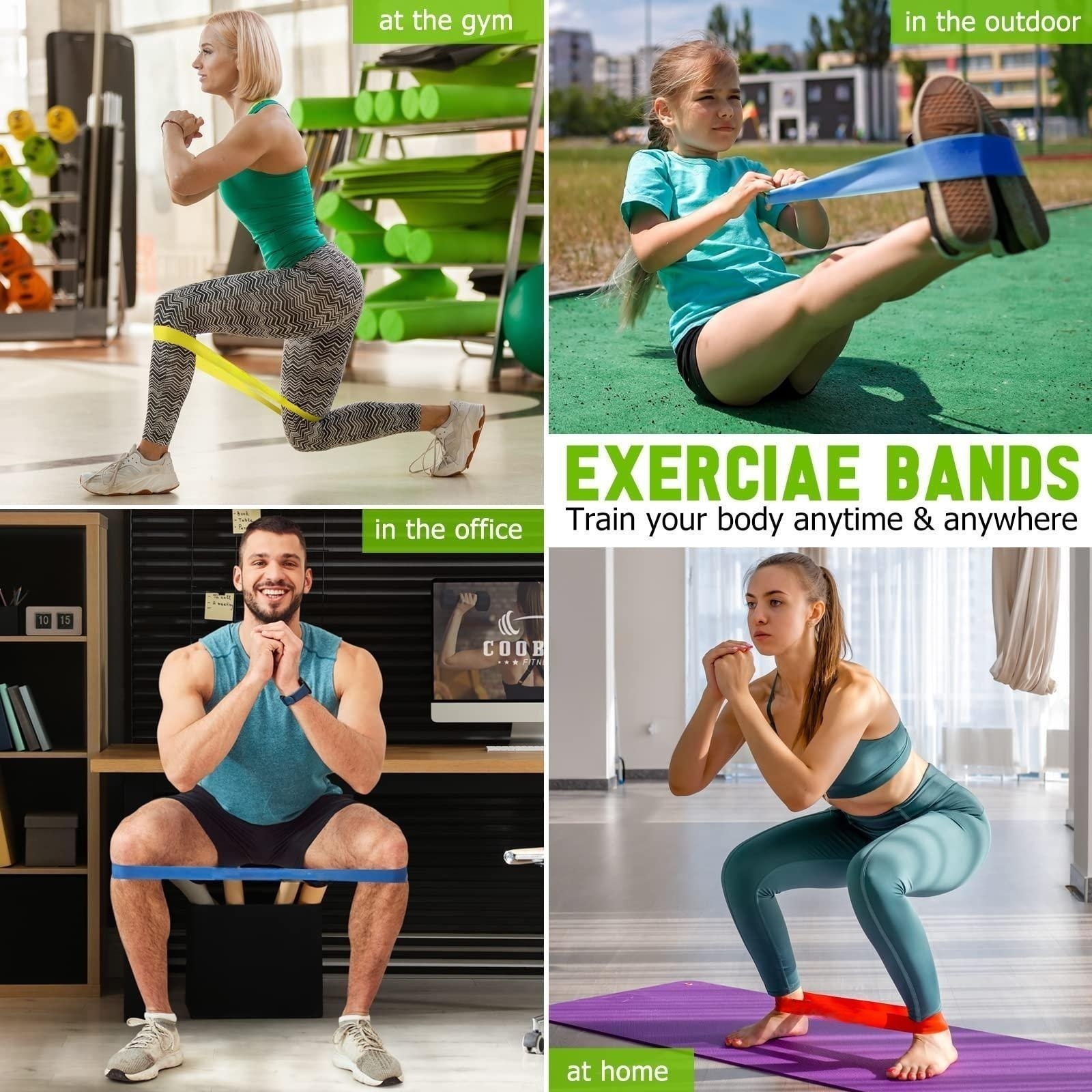 Ustris 5-Pack Natural Latex Resistance Bands photo 6