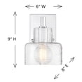 thumbnail image 6 of Dover 1-Light Wall Sconce in Chrome, 6 of 6