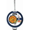 thumbnail image 1 of Granitestone Blue Nonstick 14” Blue Frying Pan Aluminum Skillet, Oven & Dishwasher Safe, 1 of 8