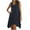 Dark Blue, variant on Diufon Summer Casual for Women Dresses Round Neck Sleeveless Dress Solid Color A-Line Lounge Dresses