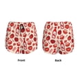 thumbnail image 6 of Goofa Tomatoes Printed Women 2 in 1 Running Shorts,Quick Dry Athletic Workout Shorts,High Waisted Athletic Shorts with Liner Pockets-Small, 6 of 9