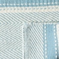 thumbnail image 4 of SAFAVIEH Kilim Orpa Striped Wool Area Rug, Light Blue/Ivory, 6' x 9', 4 of 8