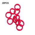 thumbnail image 2 of fastboy Bande de Cheveux 20 Pièces Haute Élasticité Extensible Coloré Style Preppy Haute Densité Cheveux Sans Accroc Corde Scrunchie Accessoires Fluorescent Rose Rouge, 2 of 6