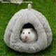 thumbnail image 4 of Guinea Pigs Bed Warm Cave Bed Hamster House Hideouts for Rabbit Guinea Pigs Ferrets Washable Winter Warm Cage Nest White, 4 of 4