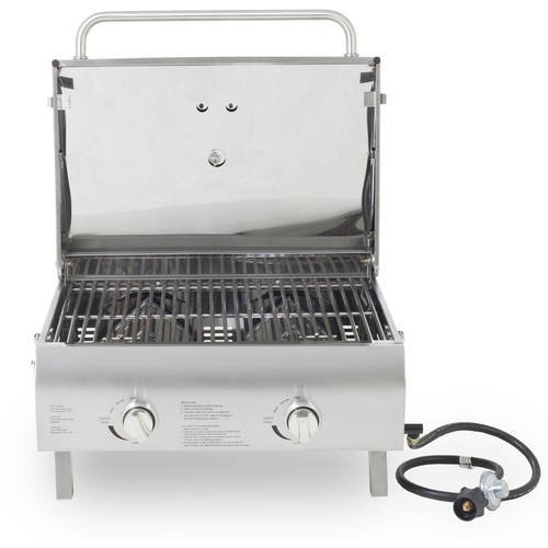 Pit Boss 2-Burner Portable Gas Grill, Stainless Steel - image 4 of 5