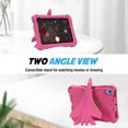thumbnail image 2 of GSFY Case for iPad Air 11 Inch 6th Gen (M2) 2024, Light EVA 360 Degree Airplane Kickstand Shockproof Pencil Holder Case for iPad Air 11 6th/ iPad Air 10.9 4th&5th/ iPad Pro 11 2018-2022, Rose, 2 of 8