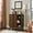 Dark  Walnut, variant on 2024 New Mid Century Modern Rattan Buffet Cabinet with Adjustable Shelf, Solid Wood Feet & Rattan Cabinet Doors, for Living Room Kitchen Dining Room Bedroom