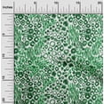 thumbnail image 2 of oneOone Rayon Teal Green Fabric Block Craft Projects Decor Fabric Printed By The Yard 56 Inch Wide-U4, 2 of 6