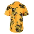 thumbnail image 3 of Summer Cotton Short Sleeve Oversized Floral T Shirts for Women Yellow Tops Fashion Plus Printing Easy Shirt Size Top Blouse Pocket Women's XL, 3 of 9