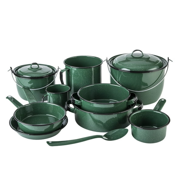 Batería de Cocina Cinsa Clásica de Peltre 12 Piezas