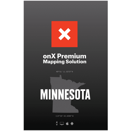 Minnesota Hunting Maps: onX Hunt Chip for Garmin GPS - Public & Private Land Ownership - Hunting Areas - Includes Premium Membership for onX Hunting App for iPhone, Android &