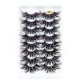 thumbnail image 3 of PENGXIANG Extended Version False Eyelash Thick And Slender Fake Eyelash Natural Look Curly False Eyelash Reusable 3D Simple Fake Eyelash for Women Girls Soft Volume Lashes 8 Pairs Pack, 3 of 6