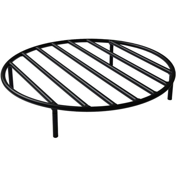 onlyfire Round Fire Pit Grate with 4 Legs for Outdoor Campfire Grill Cooking, 30 Inch