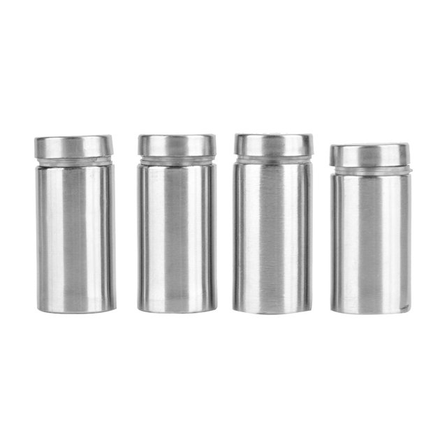 Pasador de separación, 4 piezas de acero inoxidable, tornillos de fijación para publicidad, calidad en la que puede confiar