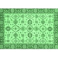 thumbnail image 1 of Ahgly Company Indoor Rectangle Oriental Emerald Green Traditional Area Rugs, 2' x 4', 1 of 4