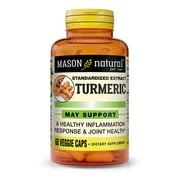 Mason Natural Turmeric - Healthy Inflammatory Response, 60 Veggie Caps