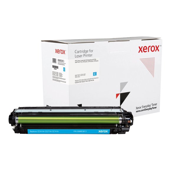 Tous les Jours - Cyan - compatible - Cartouche de toner (alternative pour: HP CE271A, HP CE341A, HP CE741A) - pour HP Couleur LaserJet Entreprise CP5520, CP5525, M750, MFP M775; LaserJet Géré MFP M775
