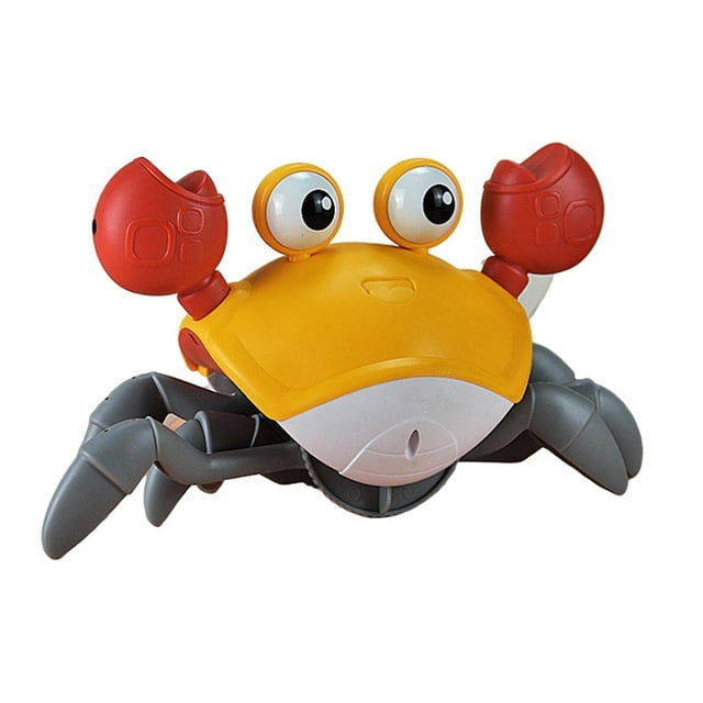 Jouets Crabe Rampants avec Lumière et Musique Jouets Crabe avec Obstacle à Capteur