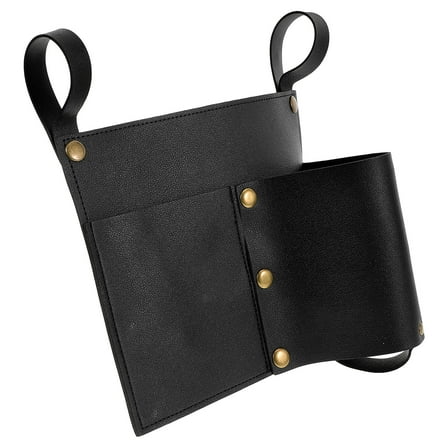 HORIALENCE 1Pack Chair Side Pocket for Wheelchairs with Phone and Cup Holding Functions