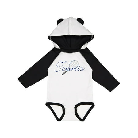 

Inktastic Tennis Sports Racquet Gift Baby Boy or Baby Girl Long Sleeve Bodysuit