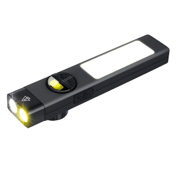 HIBIBUD Flashlight Rechargeable EDC Flashlight, 1200 Lumens Flat Flashlight ,edc flashlight