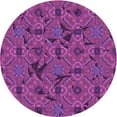 thumbnail image 1 of Ahgly Company Indoor Round Patterned Medium Violet Red Pink Area Rugs, 8' Round, 1 of 6