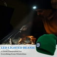 thumbnail image 4 of Button battery knit hat with light LED knit hat with light emitting led knit hat, 4 of 5