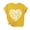 Yellow, variant on Charella Short Sleeve Shirts for Women Valentines Day Gifts Crewneck T-shirt 2025 Trendy Tops,Yellow,XL
