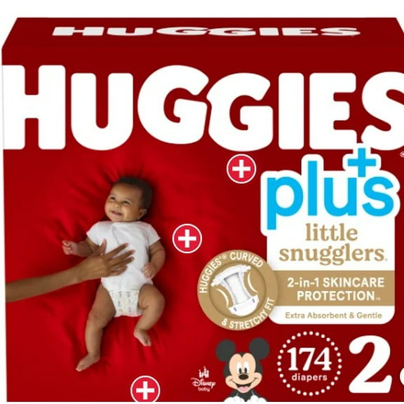 Huggies Plus Diapers Sizes 1 - 2