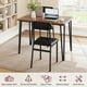 thumbnail image 2 of Yeshouse Juego de 4 sillas y mesa de cocina, mueble de comedor moderno que ahorra espacio con 4 sillas tapizadas, para desayunador, apartamento, color gris., 2 of 8