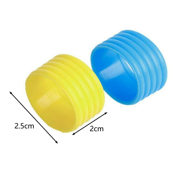 UDIYO 4Pcs Racket Fixed Rings Ergonomic Cozy Touch Stretch 2.5cm Dia  Colorful Fixing Ring Anti-slip Tennis Racket Grip Band Silicone Sealing  Rings for