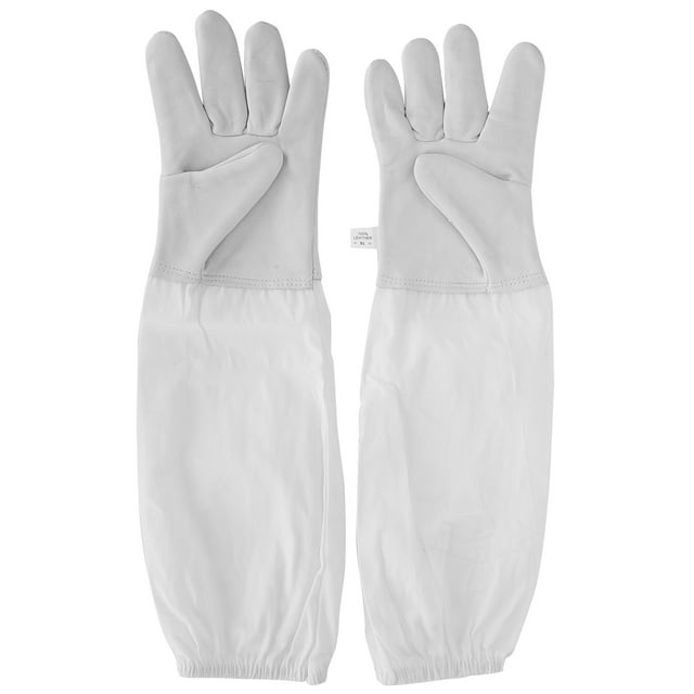 Beekeeper Protector Bee Keeping Tools Beekeeper Tool Beekeeping Gloves With Long Protective Sleeves Elastic Cuffs Beekeeper Beekeeping Supplies XL