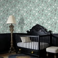 thumbnail image 3 of Boho Peel and Stick Wallpaper Chickens Mint Green Polka Dots farmhouse Wall Mural 23.6in x 9.8ft Self Adhesive Removable Wall Paper Renter Friendly Wallpaper for Bedroom Kitchen Farm, 3 of 8