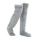 thumbnail image 3 of Calcetines de polar por encima de la rodilla para mujer, calcetines para dormir súper suaves para mujer 90cm, 3 of 9