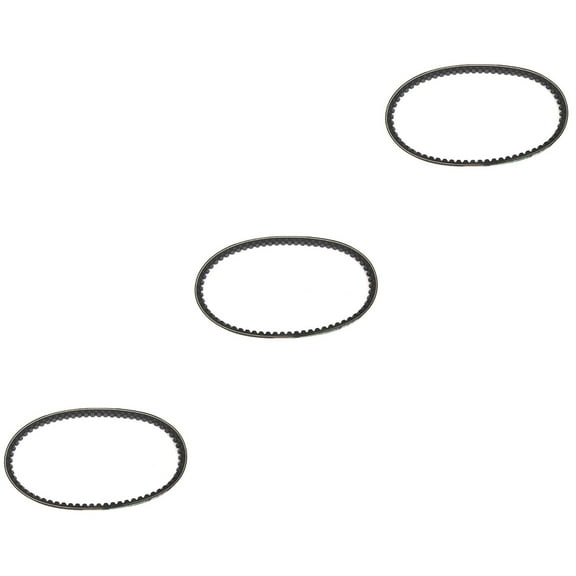 HOMEMAXS 3pcs Rubber Drive Belt 669 18 30 Motorcycle Motorbike Scooter Moped 50cc to 80cc