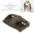 thumbnail image 4 of Dog Hat with Ear Flaps, Adjustable Rope, PU Leather and Cashmere, Windproof Retro Fashionable Pet Winter Hat for Cold Weather Daily Party, Soft Lining, Skin Friendly, Stand Out, 4 of 7