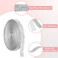 thumbnail image 3 of Cinta de Rhinestone de Cristal, Rollos de 5 Filas de 4 Yardas, Tiras de Cristal Autoadhesivas Blancas, 3 of 6
