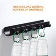 thumbnail image 3 of Gancho Para Ropa Móvil Resistente Al Agua Y A Prueba De Humedad, Gancho Para Pared De Baño, Gancho Para Fila De Toallas, Gancho De Almacenamiento Para Inodoro, Gancho Perforado Gratis, Gancho Tipo U Serendint HA017199-00, 3 of 7