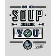 thumbnail image 2 of Men's Seinfeld No Soup For You  Graphic Tee Athletic Heather Medium, 2 of 5