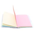 thumbnail image 3 of PU Leather Notebook with Colored Pages Notepad with Colored Paper Medium Size (Light Blue), 3 of 6