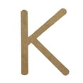 thumbnail image 1 of Wooden Letter Unfinished, KG Lego House Font, Craft Cutout, 1 of 2