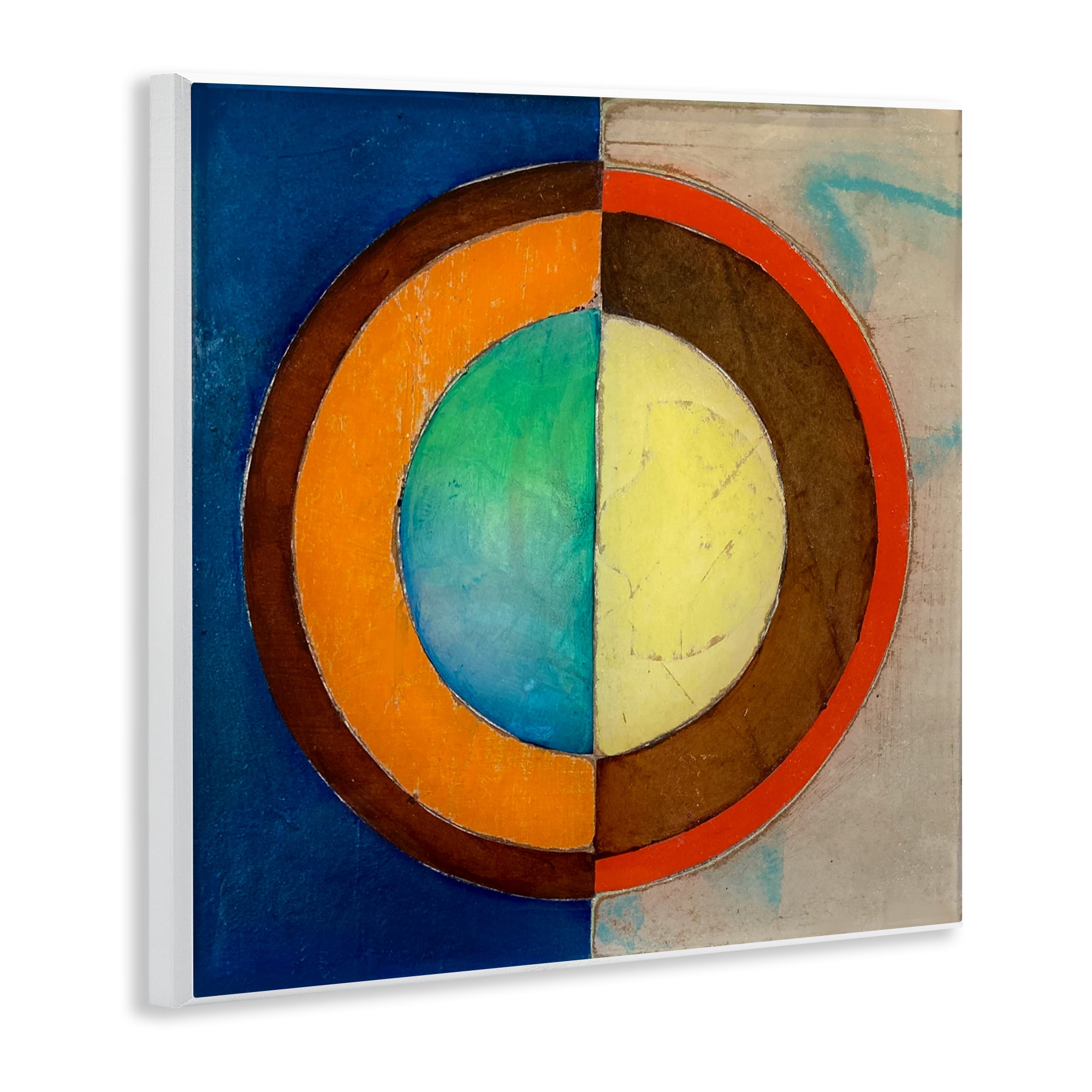 Stupell Industries Bright Vertical Circle Symmetry Wall Plaque Art, design by Matthew Finger