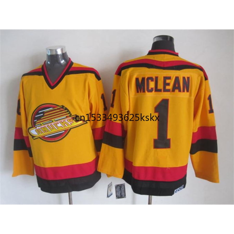 Kirk Mclean Jersey Canada Vancouver Retro Ice Hockey Jerseys 89 - Main Image