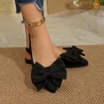 thumbnail image 7 of Bkhluea Women Bow Accent Slingback Ballet Flats Comfortable Footwear For Office Work Party Daily Casual Outdoor Activities, 7 of 7